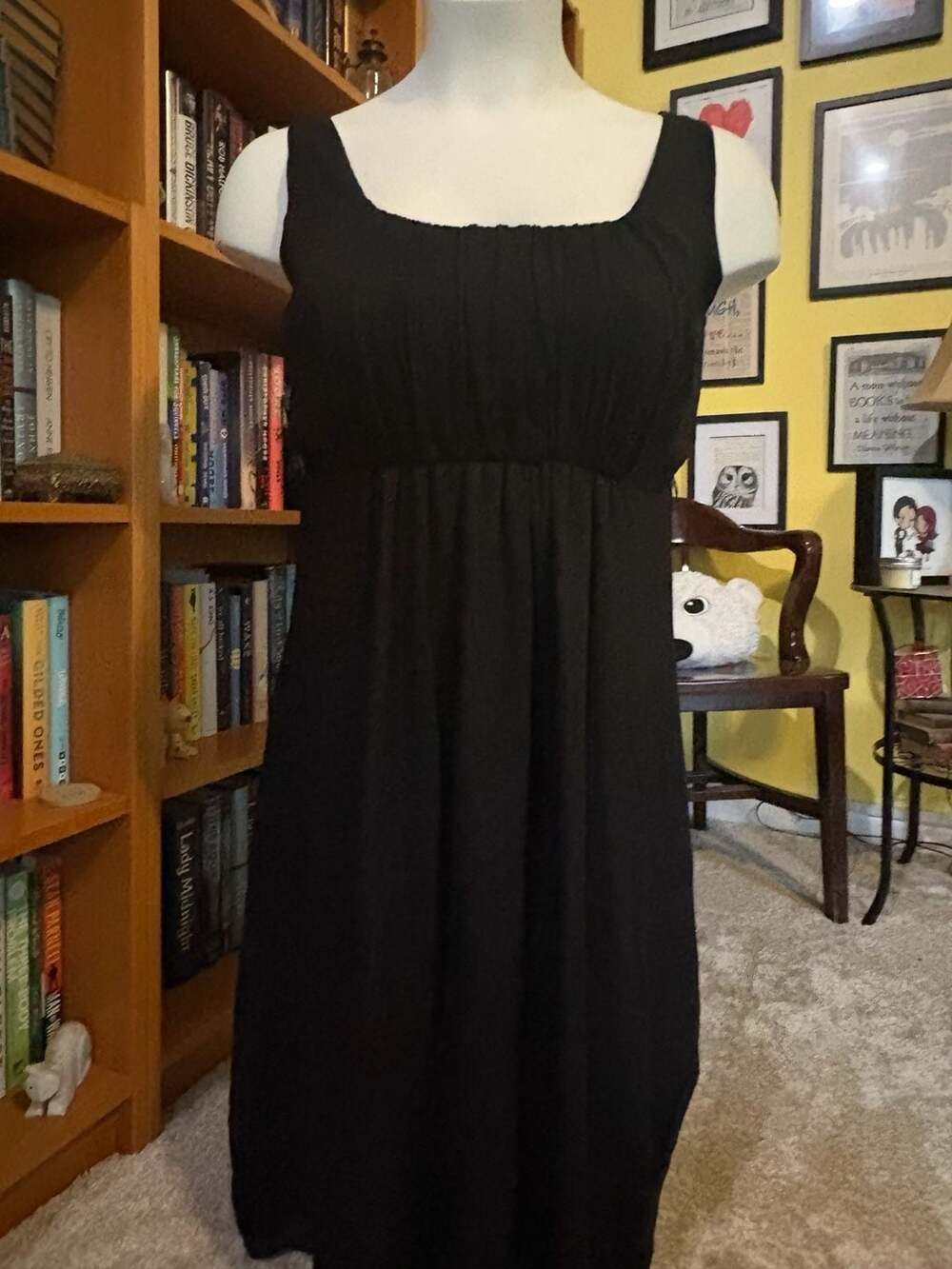 Simply Vera Vera Wang Black Strap Detail Dress
